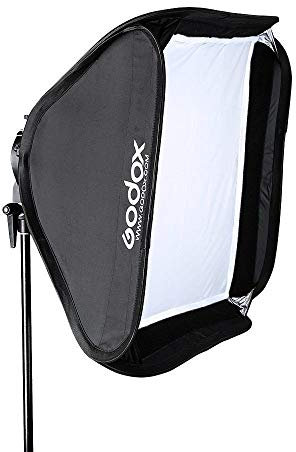 Godox Softbox-Taschen-Set für Kamera, Studio, Blitz, passend für Bowens-Elinchrom-Halterung, 80 x 80 cm
