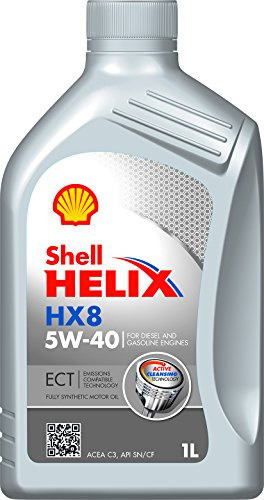 Schmiermittel Shell Helix HX8 Synthetic 5 W-40 – Motoröl für Autos neuer Generation