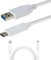 TECHGEAR USB Typ C 3.1 Schnelllade kabel (1m) 10 Gbit/s/3A, kompatibel mit iPhone 16, iPad A16, Pro/Air 11/13, Samsung S25/S24/S23 FE, Drohnen, PS5, Switch, Laptops, Tablets, Oppo, Moto, Honor usw.