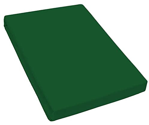 Premium Spannbettlaken mit Gummizug für Wasserbetten Boxspringbetten Übergröße Jersey Matratzenbezug Bettbezug Baumwolle Elastan Laken Wasserbettbezug 140-160 x 200-220 cm - Fichte