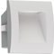 ledscom.de LED Wandeinbauleuchte ZIBAL, Downlight für außen, IP65 matt, 90 x 90mm, kaltweiß