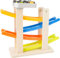 small foot 10602 Rennbahn mit Parkdeck, aus Holz, Vier Etagen, inkl. 4 Autos, ab 18 Monaten
