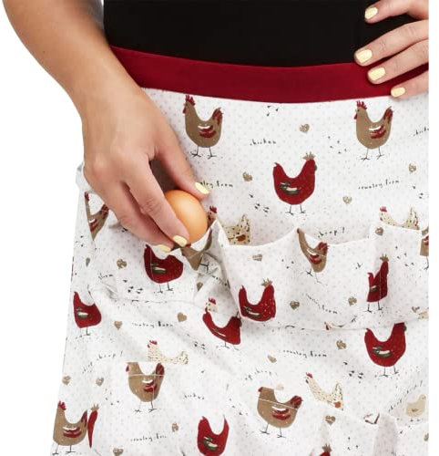 Huhn Ei sammeln & Gathering Schürze 12 Taschen von cackleberry Home Huhn