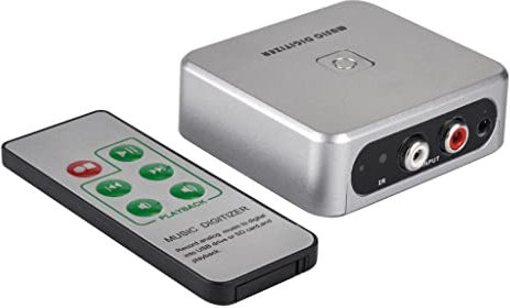 non-brand Audio Recorder/Audio-Digitalisierer/Audio Grabber mit 3,5 mm Speichern auf USB-Scheibe als MP3-Datei mit Fernbedienung