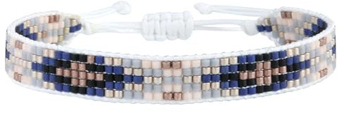 KELITCH Cera Corda Avvolgere Bracciali Fai Da Te Fatto A Mano Multi - Modello Perla In Rilievo Nuovo Amicizia Bracciali Donne/Ragazze Regalo (Colorato 3M)