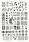 Nail Stamping Plates Plastic Image Stamp Templates Geometric Maleicure Printing Stencil Decoration Tools