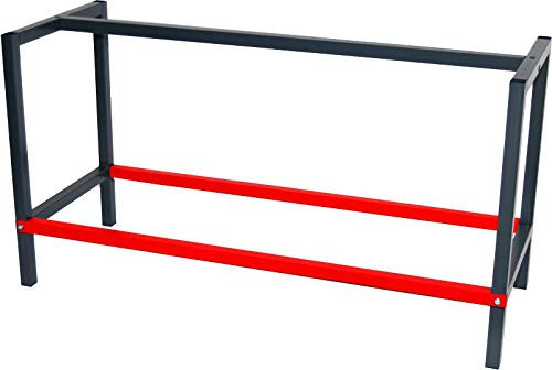 Werkbankgestell Anthrazit/Rot 1500