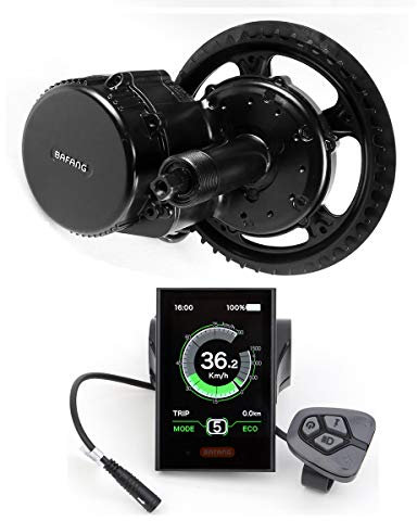 Bafang 250W Mid Drive BBS01B 36V Ebike Mid Motor Conversion Kit With Battery Included optional 10Ah/17.4Ah LCD Display And Charger