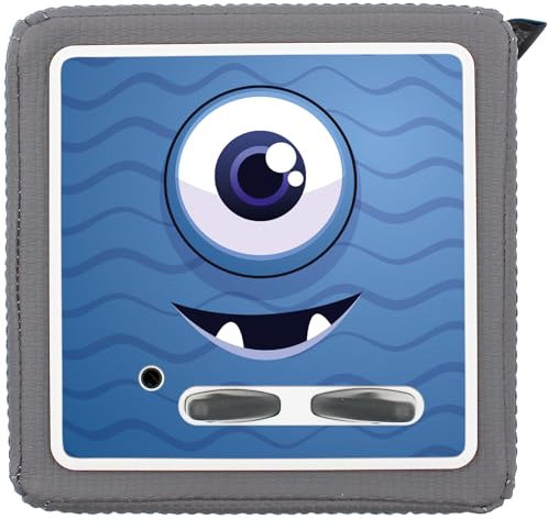 yabaduu Schutzfolie Schutzcover für Toniebox passgenau selbstklebend kindgerecht Folie Zubehör für Kinder Spielzeug Y031 (Nr. 10 Monster, Ohne Wunschname)