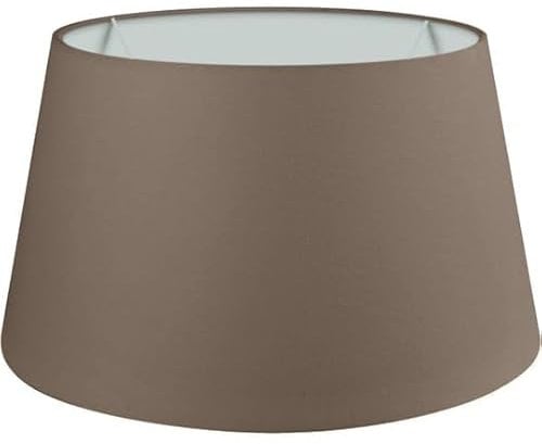 Wogati® Premium Lampenschirm E14/E27 Baumwolle | verschiedene Größen & Farben | Farbe: Braun/Größe: XXL | Lampenschirm Stehlampe + Lampenschirm Hängelampe + Lampenschirm für Tischlampe