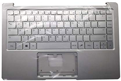 RTDPART Laptop PalmRest & Tastatur Für PEAQ Slim S130 NB93-110 Sliver C Shell Mit Deutscher GR Sliver Tastatur
