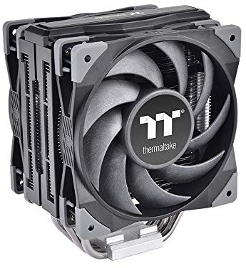 Thermaltake TOUGHAIR 510 180W TDP CPU Cooler, Dual 120mm 2000RPM High Static Pressure PWM Fan with High Performance Copper Heat Pipes CL-P075-AL12BL-A