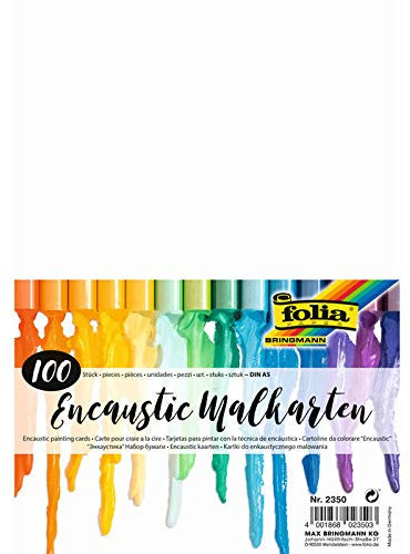 NEU Encaustic-Malkarten, ca. DIN A5, 100 Stück