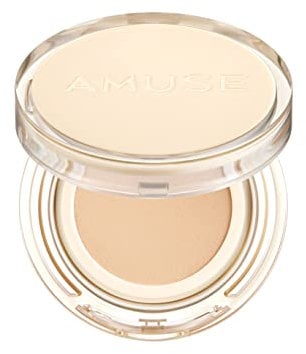 Amuse Taugelee Veganes Kissen Foundation Glow Taufrisches Sauber abschließen Beauty Trockene und empfindliche Haut Umweltfreundlich 1,5 CLEAR