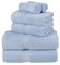 La Maison 100% Egyptian Cotton 600GSM Superior Towel Bale Set Hand Towel Bath Towel 6 Piece Super Soft Everyday Use (Sky Blue)
