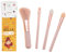 Miss Nella Make-up-Pinsel-Set für Kinder, 4 rosa Pinsel in Kindergröße, 2 Lidschatten-Applikatoren, Rouge-Pinsel, Mischpinsel, perfekt für kleine Hände