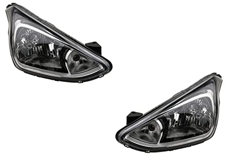 Johns, Scheinwerfer passend für Hyundai i10 12/13- Links & Rechts Set mit Motor für LWR