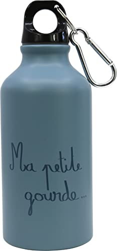 C.A.O. - Gourdes BAMBINO 40 cl en Aluminium - Couleur Bleu Horizon - Hauteur 17 cm - Diamètre ø 6,6 cm