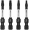 GrenPRO Schraubendreher-Bits T10 + T15 + T20 + T25 4-teiliges Torx-Kopf-Bit-Set, schlagfest, robust, magnetisch, #10#15#20#25, 1/4 Zoll Sechskantschaft, S2-Stahl, Stern-Bit-Set, 5,1 cm langer Bohrer