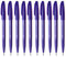 Pentel S520 Original Sign Pen Faserschreiber Fineliner, 2 mm Spitze, 1 mm Strichbreite, violette Tinte, 10 Stück