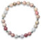 Majas Perlen Rosa Opal Armband Perlen echt 6mm mit Edelstahlperlen 4mm Silber Gold Roségold oder Ionisiert - Handmade Perlenarmband Lebenskraft Kreativität und Ruhe - Spiritueller Schmuck Unisex