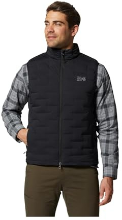 Mountain Hardwear Men's Stretchdown Vest, Black, Medium