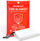 Hoapavi Notfall-Feuerdecke, 101,6 x 101,6 cm, Feuerlöschdecke für Zuhause und Küche, Fiberglas-Feuerdecken für Camping, Auto, Boot, Büro, Lager, Brandschutz, unterdrückt schnell die Ausbreitung von