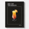 NEUBACH HOME - Cocktail Poster Sex on the Beach DIN A2 - Wandbilder für Schlafzimmer Wohnzimmer Küche als Deko Zubehör - schwarz modern aesthetic - MIT Bilderrahmen
