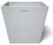 POTS&MORE Pot de Fleurs Prismo 20 VP022002 (20 cm, Forme carrée, Couleur Gris Clair, Hauteur 18 cm, Pot en Plastique, pour Plantes d'intérieur)