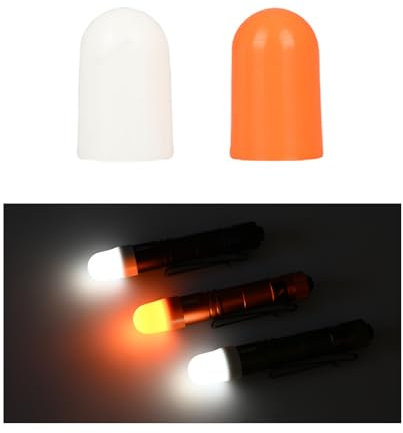 ACEBEAM Blitzlicht-Diffusorkappe, passend für Lichter mit einem Durchmesser von 16–19 mm, kompatible ACEBEAM Taschenlampen-Modelle: Pokelit AA, Pokelit 2AA, ACEBEAM RX (2 Stück)