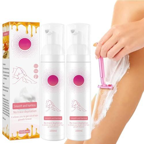 Belle Body Haarentfernung Schaum, Bellebody Haarentfernung Schaum, Haarentfernungsschaum Belle Body, Glatt Wie Honig-Mousse-Haarentfernungsspray (2 PCS)