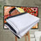 Projector Screen，Projector Screen Pull Down， 150 Large Projection Screen, Foldable Soft White Projector Curtain, Portable Movies Screen For Camping Yard Travel