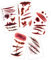 Dinghaole 5 Feuilles Autocollant Tatouage Halloween Cicatrices，Halloween Zombie Scars Tatouages ​​Autocollants，tatouage cicatrice，tatouage halloween cicatrice，autocollant halloween visage
