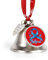 Dickdarmkrebs-Band, Krebs, glaube, Weihnachtsglocke, Metall-Schellenglöckchen, Ornamente, Weihnachtsbaum-Dekoration, Anhänger für Festival-Dekor, Liebesglocke