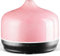 Porseme 500ml Aroma Diffuser,Handgeblasen Glas Diffuser für Ätherische Öle, Luftbefeuchter Ultraschall Cool Mist Leise,7 Arten LED Lichtfarben,Letzte 15-21 Stunden BPA Frei für Wohnung (Pure Pink)