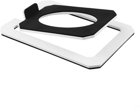 Premium Build, Perfect Companion for Sanyun SW208 Speakers Stands for Computer PC Tabletop Monitor Speakers (White)