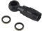 HUANGSHIJUNOUS Raccord de Tuyau hydraulique en Acier Inoxydable et Nylon tressé AN6, for Voiture et Motos, Banjo 12 14mm avec vis d'embrayage M12 M14 X 1.5(12mm)
