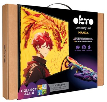 OKTO Manga Fire / 3D Malerei mit Air Clay