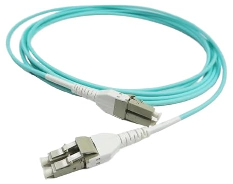 GHZHANG LC-Jumper 1/2/3/5/7/10/50 m DX 2C EIN Rohr Dual Core DLC-DLC Multimode OM3 Glasfaser-Patchkabel Push-Pull integriert 30 m(1pc 30m)