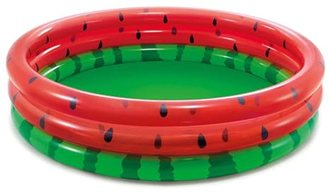 Piscina Hinchable en Forma de sandía - Piscina en Forma de sandía, Piscina Hinchable para niños | Piscina Hinchable para niños, 3 Anillos, Piscina para niños para Exterior e Interior