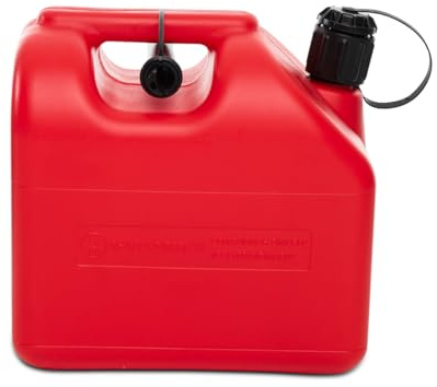 Alvirea | Tanica Benzina 20 Litri professionale beccuccio e sfiato | Serbatoio Carburante 20L imbuto flessibile | Omologata UN benzina, diesel, combustibili | Certificata trasporto | Antiribaltamento.