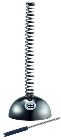 Meinl Percussion Bill Saragosa Bowl - Artist Series - Helix Bowl mit Stahlwendel - Inklusive Metallschlägel - Stahl, Schwarz (BOWL)