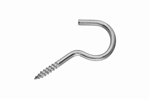 Dutyhook 3.3X50mm Plain Cup Hook, Stainless Steel AISI 316