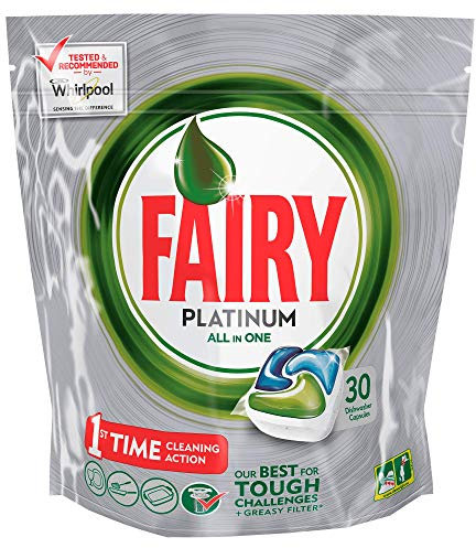 Fairy Platinum Original lavastoviglie compresse, 60 lavaggi – 2 x 30 pezzi