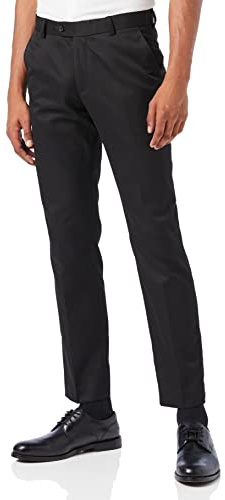 Smart Classic Men's Formal Plain Fronted Busines Office Trousers