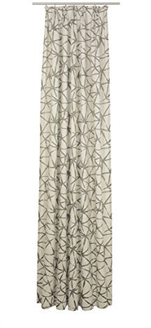 Wirth Fertigschal Lisburn mit Kräuselband, Polyester, Beige, 150 x 135 cm