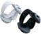 Condello Casa Desk Cable Drop Clips Non-Adhesive, Table Cord Stay Holder Weighted, Small Wire Management Clamp Removable, Silicone Tidy Organizer Keeper for Phone Computer Chargers (1 Black+1 White)