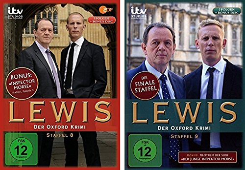 Lewis - Der Oxford Krimi - Staffel 8+9 im Set - Deutsche Originalware [8 DVDs]
