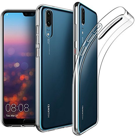 COPHONE Hülle Kompatibel mit HUAWEI P20 Transparent Silikon Schutzhülle für HUAWEI P20 Case Clear Durchsichtige TPU Bumper HUAWEI P20 Handyhülle