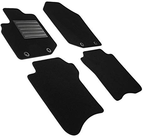 MDM SP-1330 Fußmatten Velours Autoteppich passend für Honda Jazz II 11.2008>2011, black